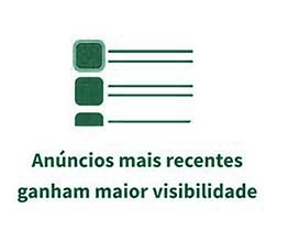 Anúncios mais recentes ganham maior visibilidade